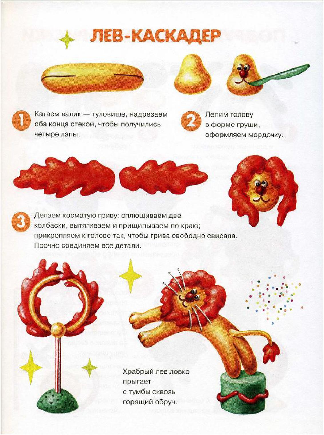 Лепка на арене цирка старшая группа